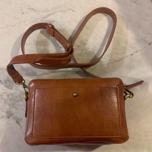 Leather camera bag - vintage vibe